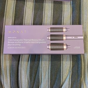 Interchangeable thermal blowout brush